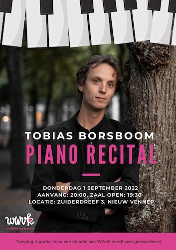 Flyer Tobias Borsboom 1 september 2022